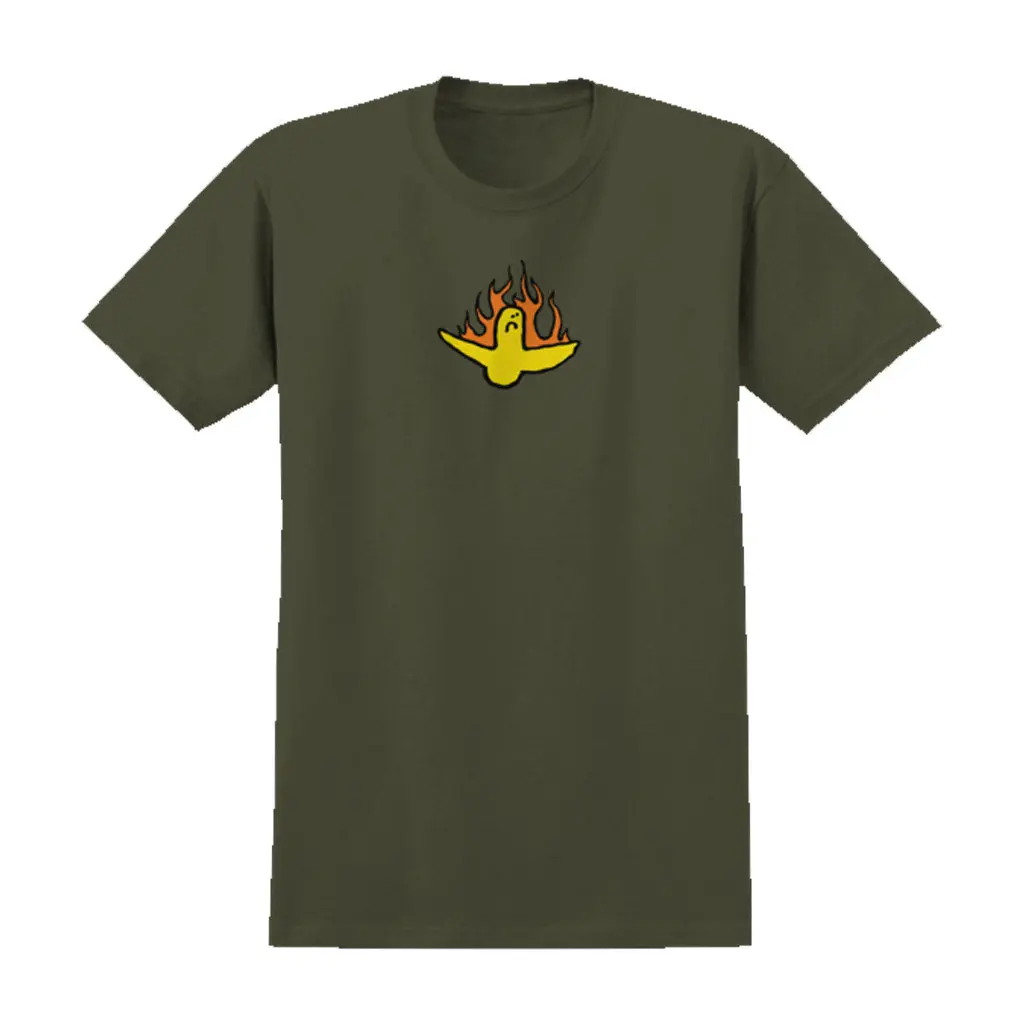 Krooked Firebird S/S Tee - Military Green 1