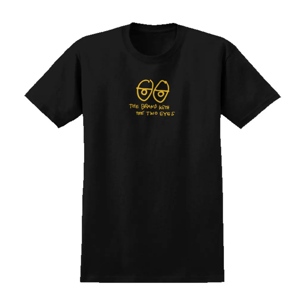 Krooked Two Eyes S/S Tee - Black/Yellow 1