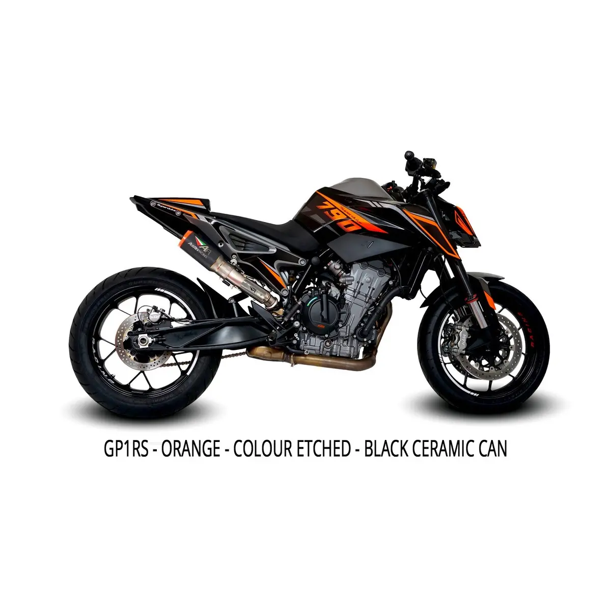 Austin Racing Gp1Rs Slip-On Exhaust With Hi-Slung De-Cat For Ktm 790/890 Duke (2020+) 2