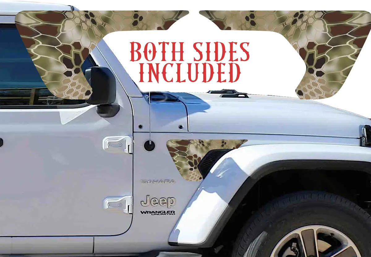 Kryptek Tan Fender Vent For The Jl Or Jt 2018 Or Newer 2