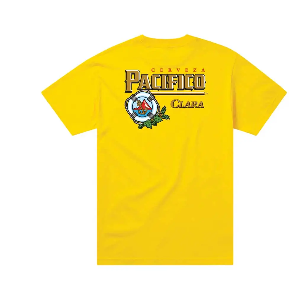 Lakai X Pacifico Cerveza S/S Tee - Yellow 1