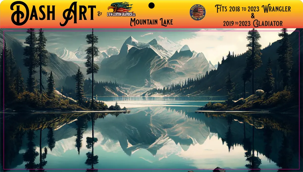 Mountain Lake Dash Art 1