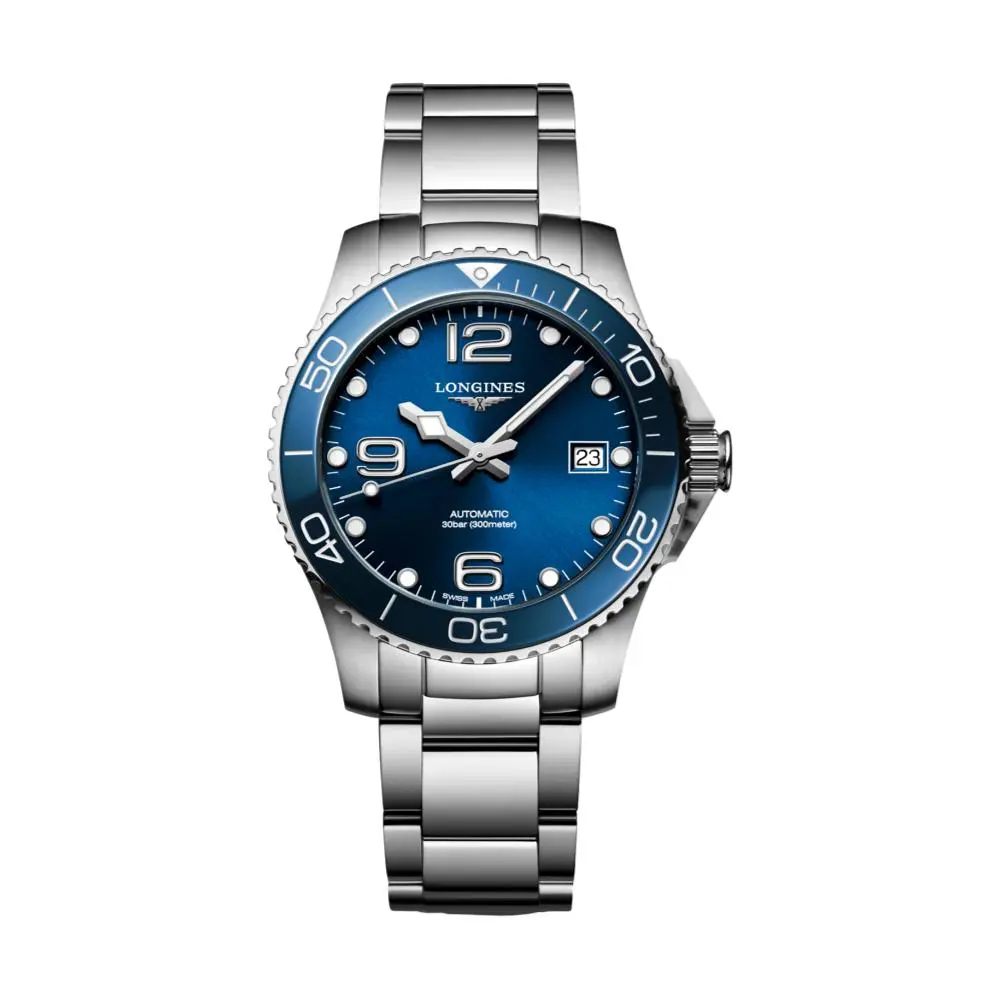 Hydroconquest 39Mm - Blue On Bracelet 1