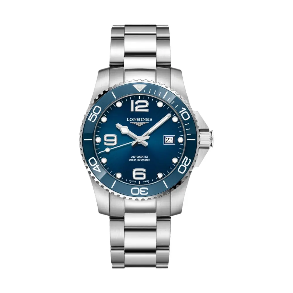 Hydroconquest 41Mm - Sunray Blue On Bracelet 1