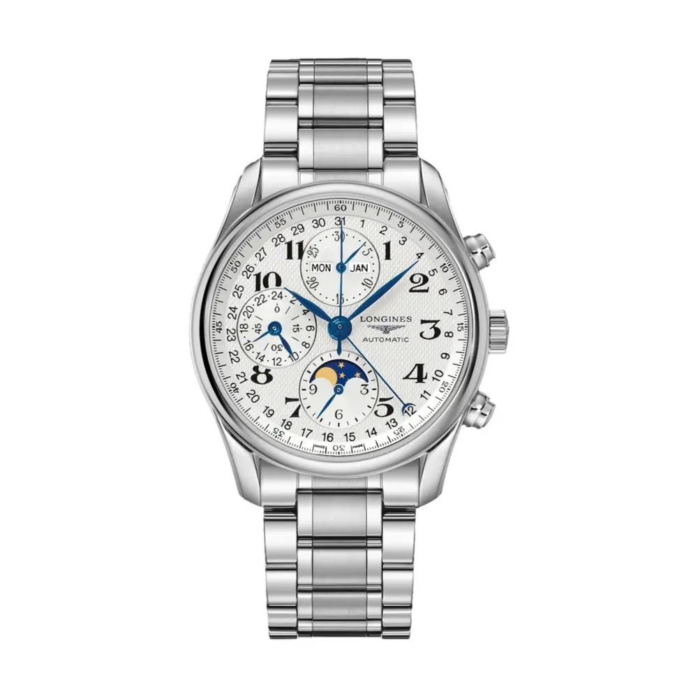 Master Collection Chronograph Moonphase 40Mm - Silver On Bracelet 1