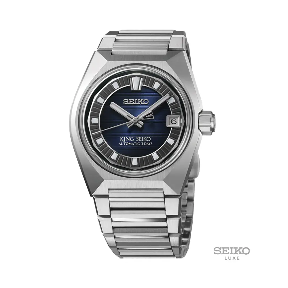 Sla085 King Seiko 41Mm - Blue On Bracelet 1