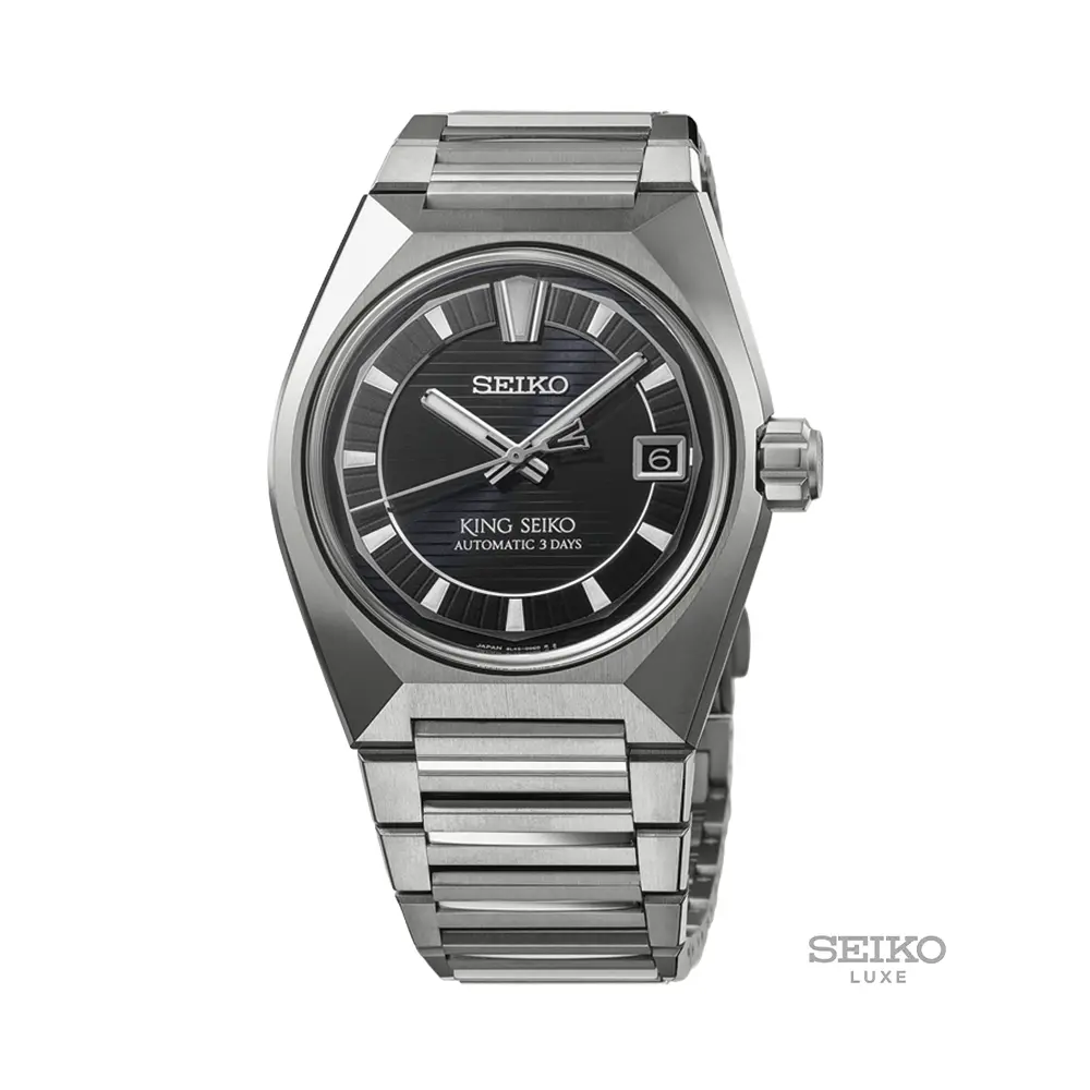 Hkf003 King Seiko Vanac 41Mm - Black On Bracelet 1