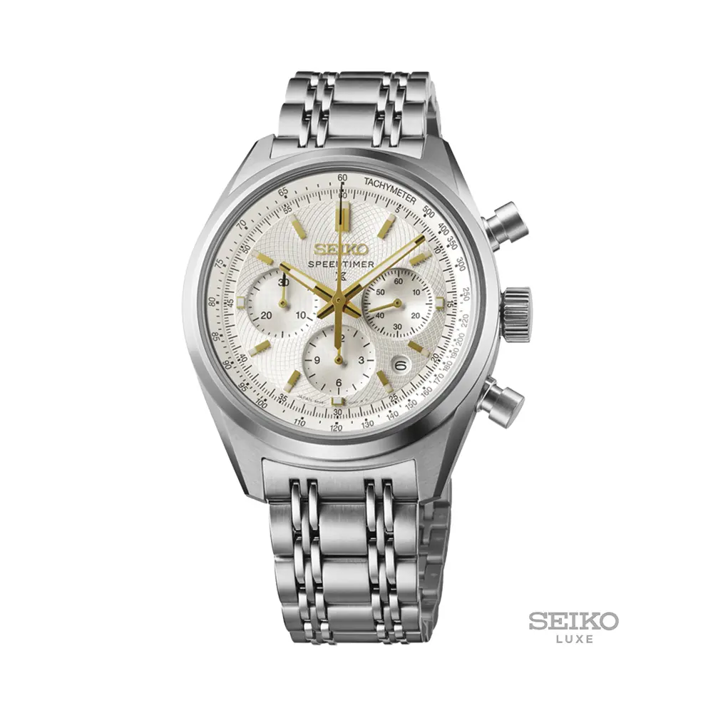 Srq059 Prospex Speedtimer 145Th Anniversary Limited Edition 42Mm - White On Bracelet 1