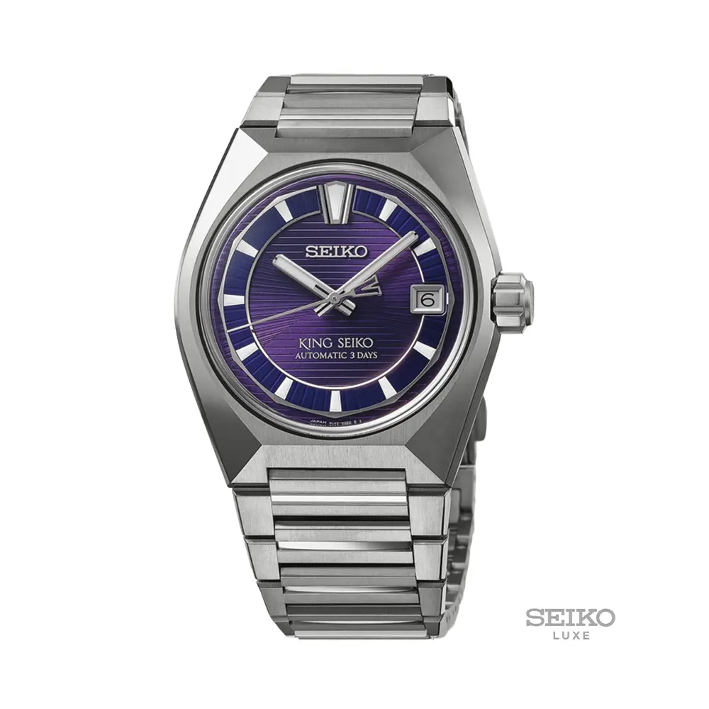 Hkf001 King Seiko Vanac 41Mm - Purple On Bracelet 1