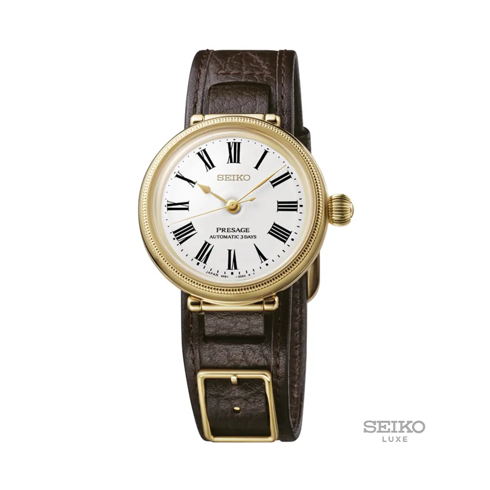 Spb538 Presage Classic 145Th Anniversary Limited Edition 35Mm - White On Leather Strap 1