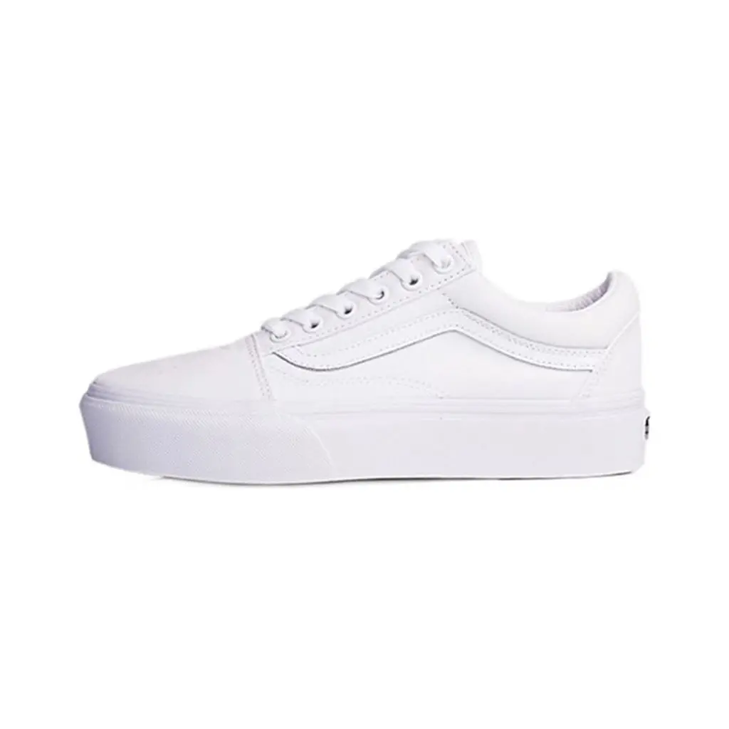 Vans Women's Old Skool Platform - True White 1