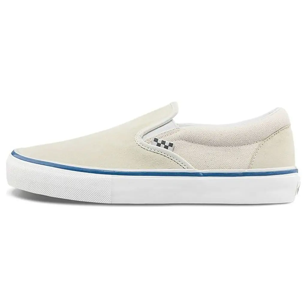 Vans Skate Slip-On Raw Canvas - Classic White 1
