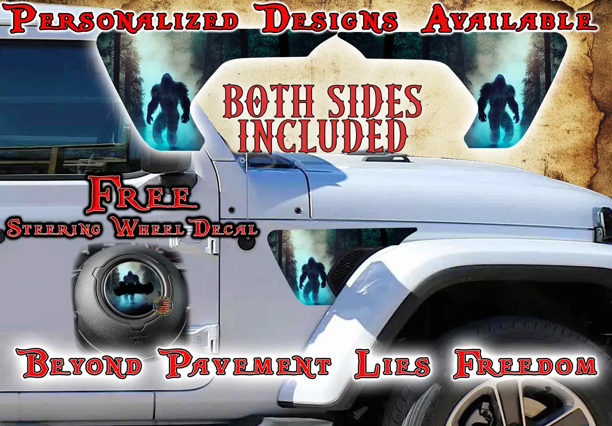 Mistic Bigfoot Fender Vent For The Jl Or Jt 2018 Or Newer 1