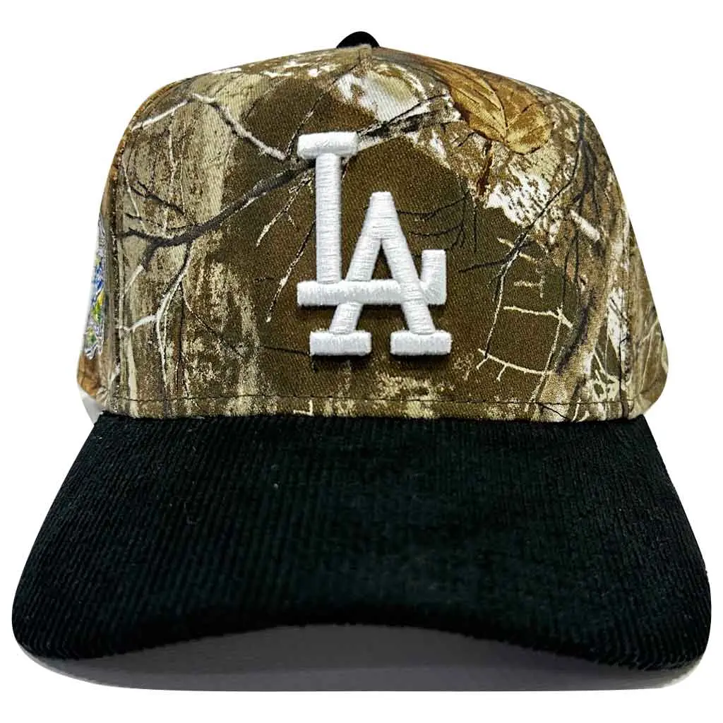 New Era La Dodgers 940 A-Frame Snapback Hat - Real Tree/Black 1