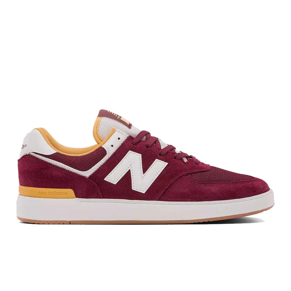 New Balance Am 574 Court - Burgundy/White 1