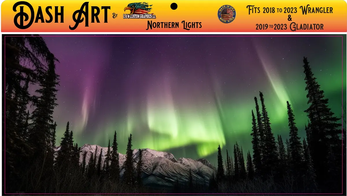 Northern Lights Dash Art 1