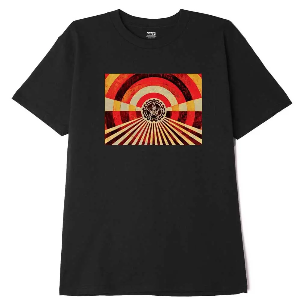 Obey Tunnel Vision Tee - Black 1
