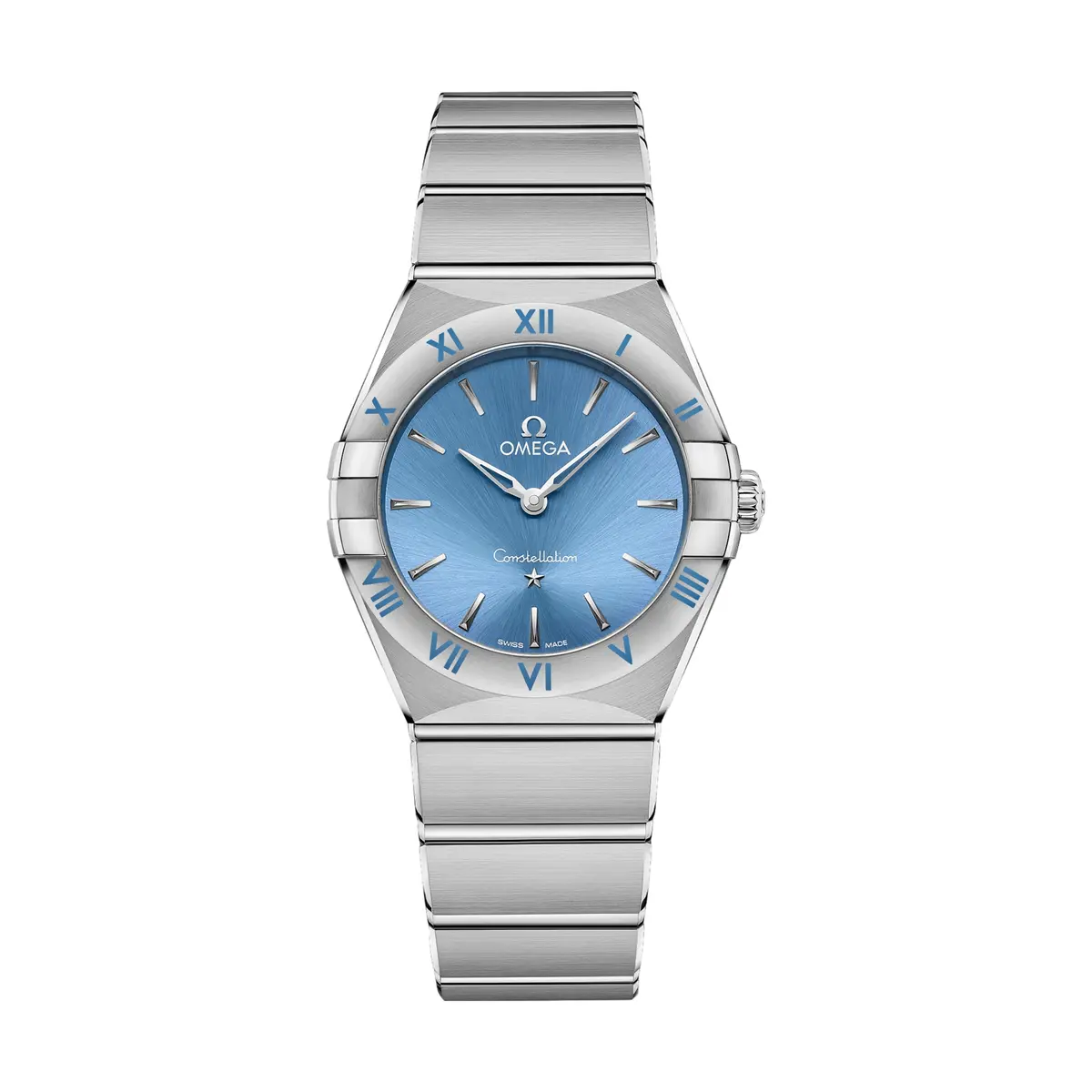 Constellation Quartz 28Mm - Blue On Bracelet 1