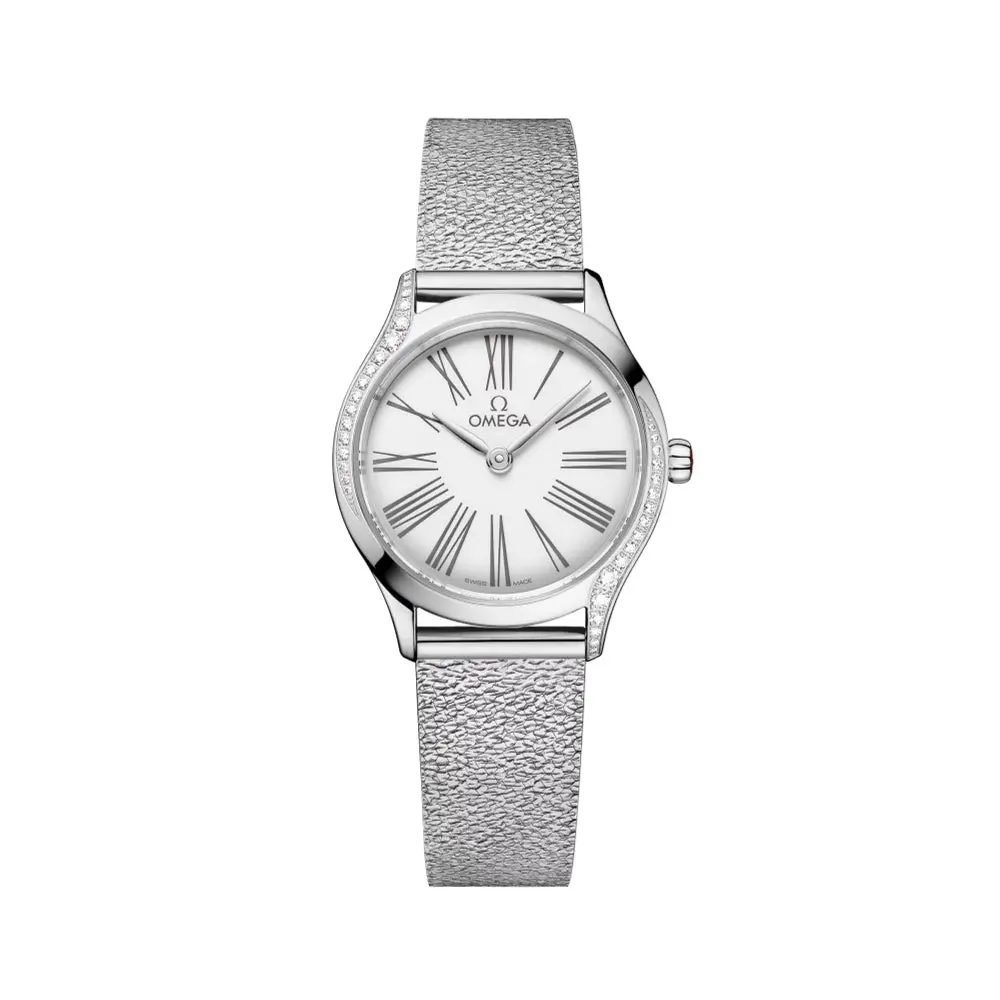 De Ville Mini Trésor Diamonds Quartz 26Mm - White On Bracelet 1