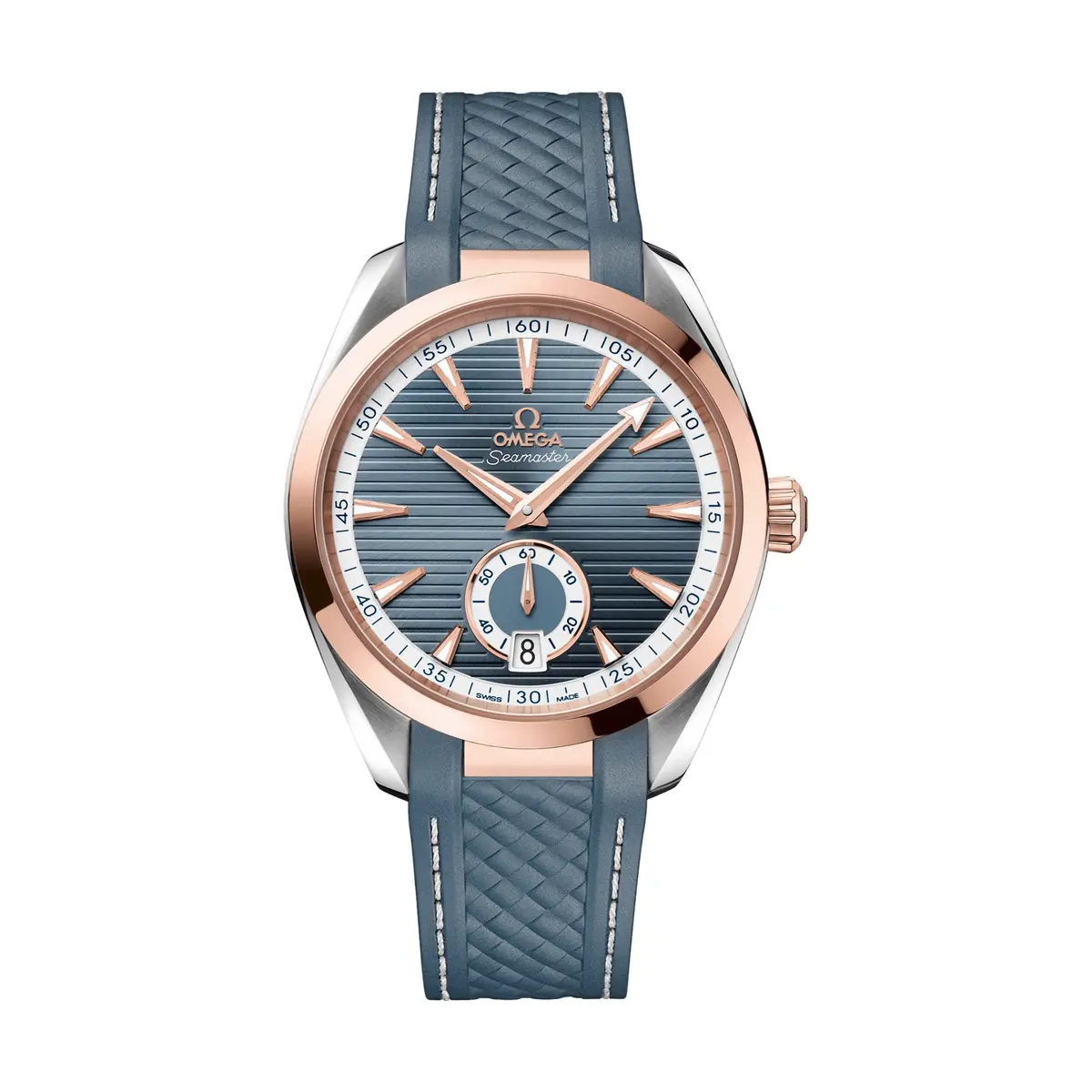 Seamaster Aqua Terra 150M Small Seconds Sedna™ Gold 41Mm -  Blue On Strap 1