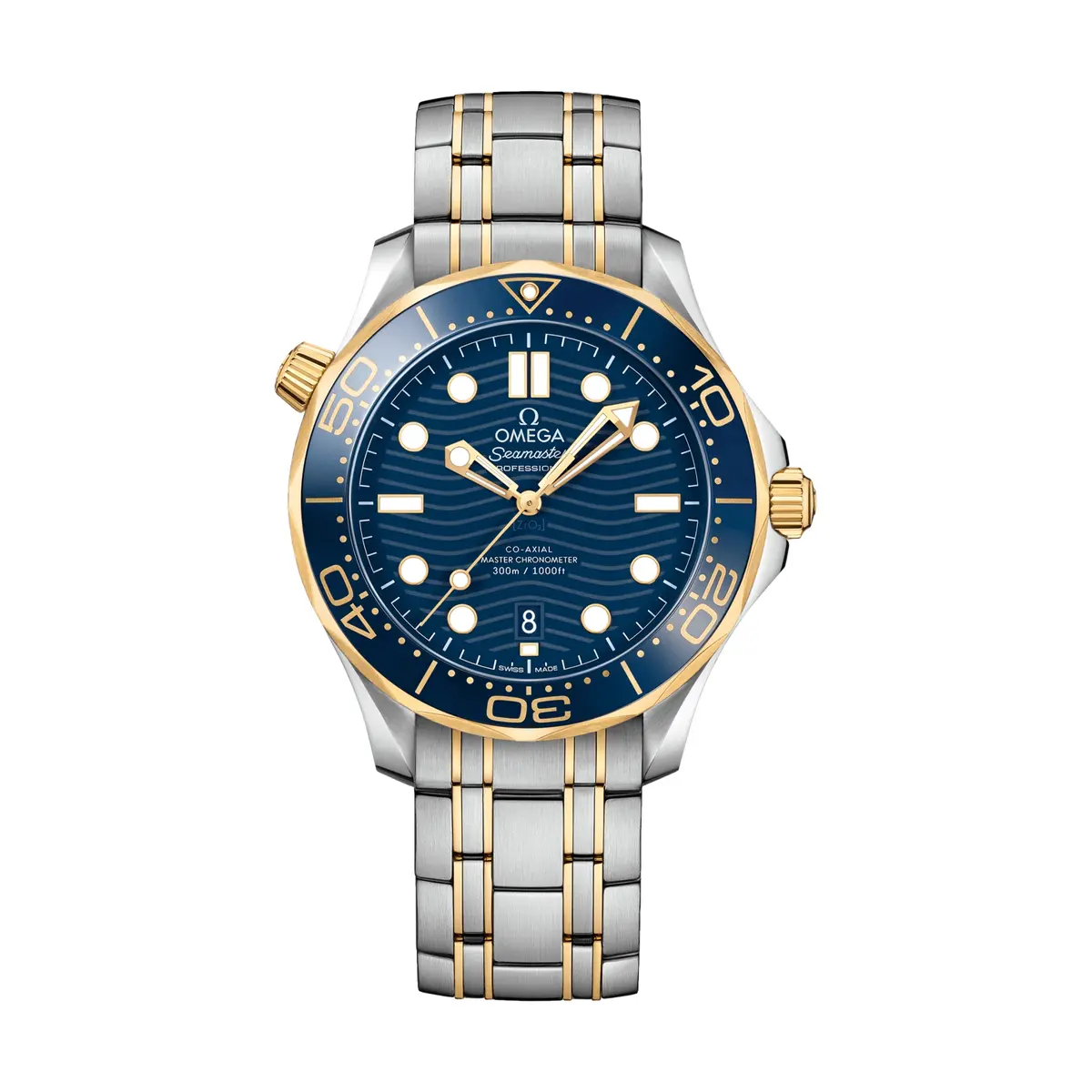 Seamaster Diver 300M Steel Gold 42Mm - Blue On Bracelet 1