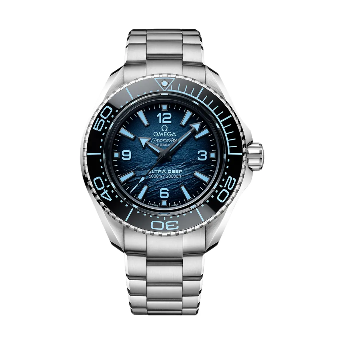 Seamaster Planet Ocean Ultra Deep 6000M 45.5 Mm - Blue On Bracelet 1