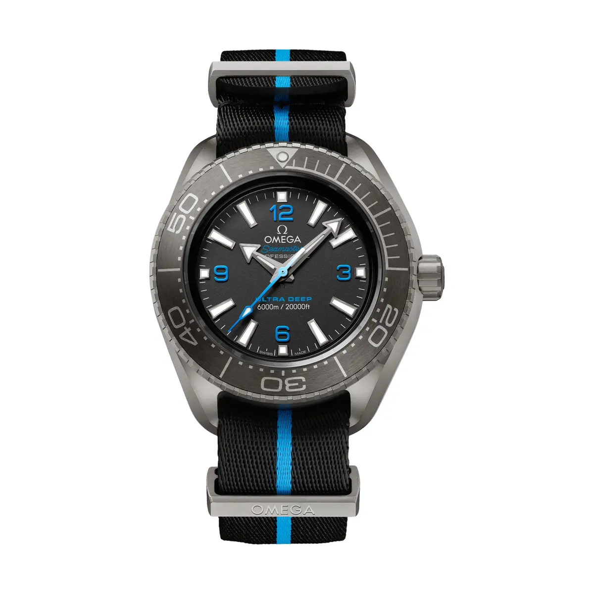 Seamaster Planet Ocean Ultra Deep 6000M 45.5Mm - Black On Fabric Strap 1