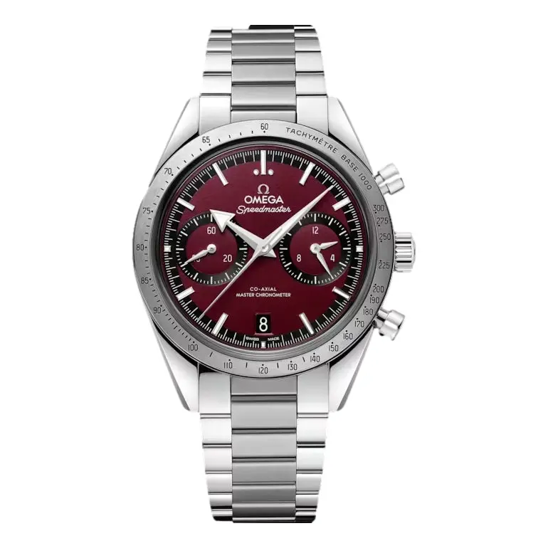 Speedmaster '57 Chronograph 40.5Mm - Red On Bracelet 1