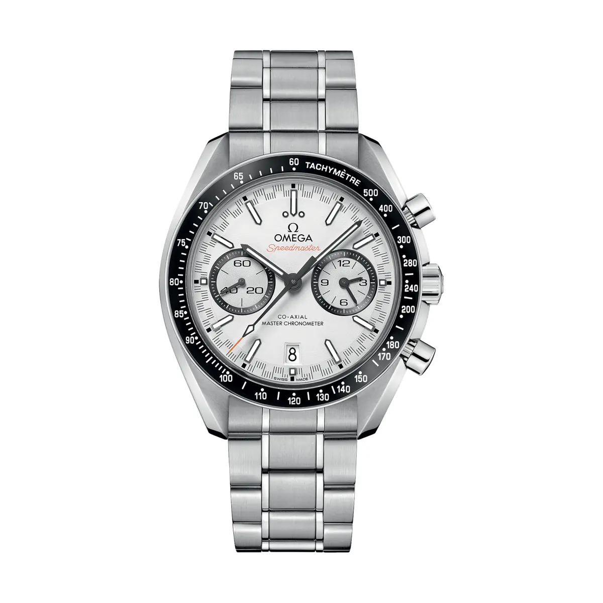 Speedmaster Racing Chronograph 44.25Mm - White On Bracelet 1