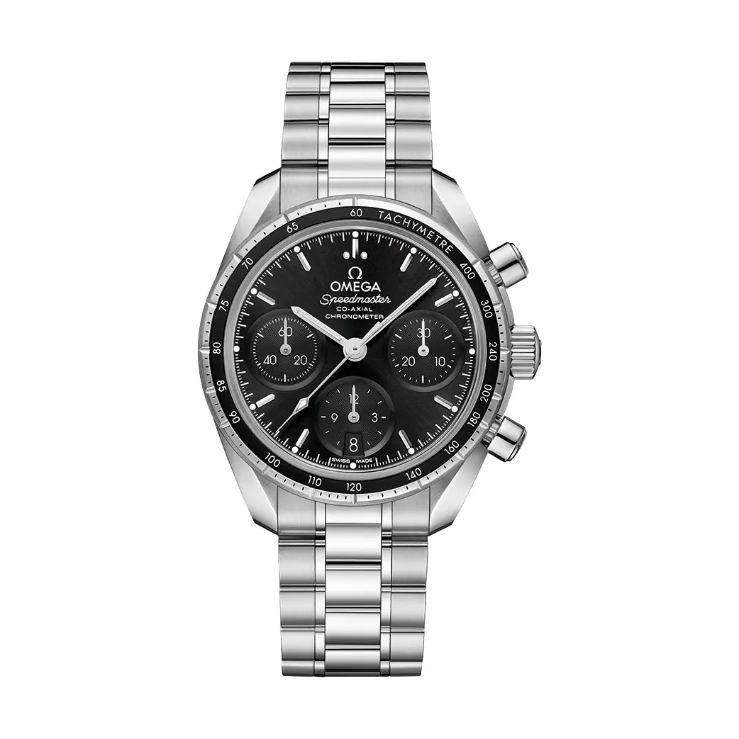 Speedmaster Chronograph 38Mm - Black On Bracelet 1
