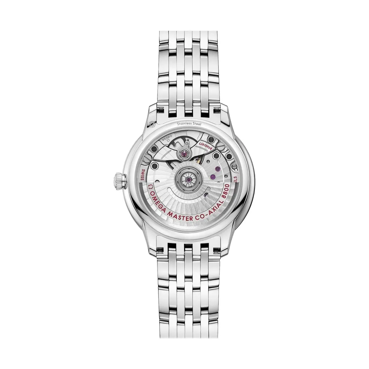 De Ville Prestige 34Mm - White, Mother-Of-Pearl On Bracelet 2