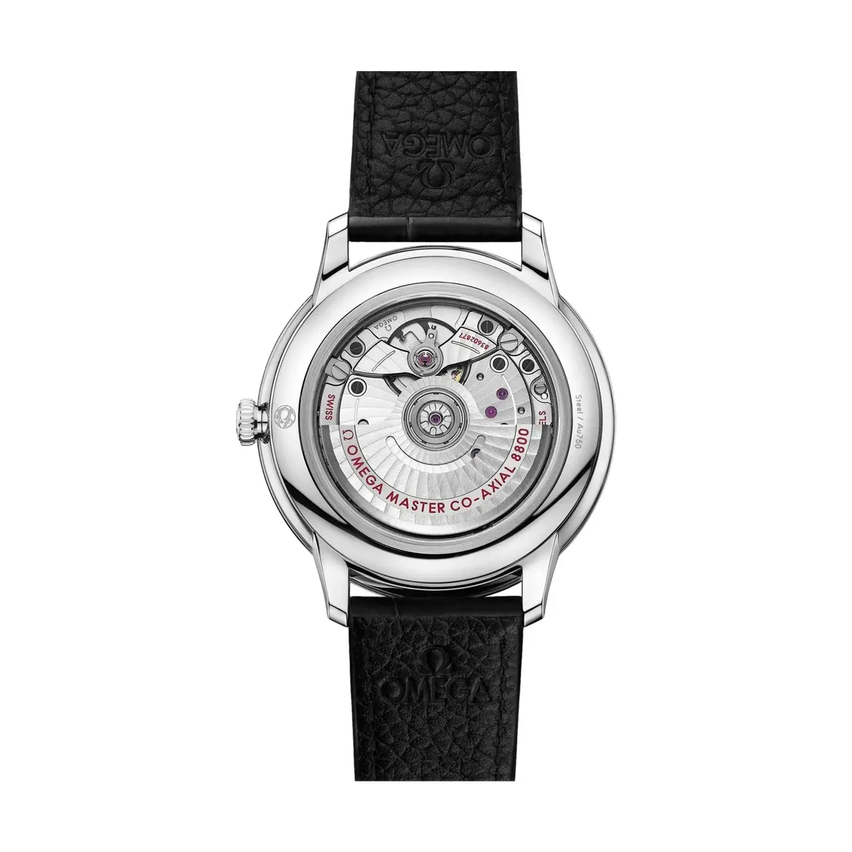 De Ville Prestige 40Mm - Silver On Leather Strap 2