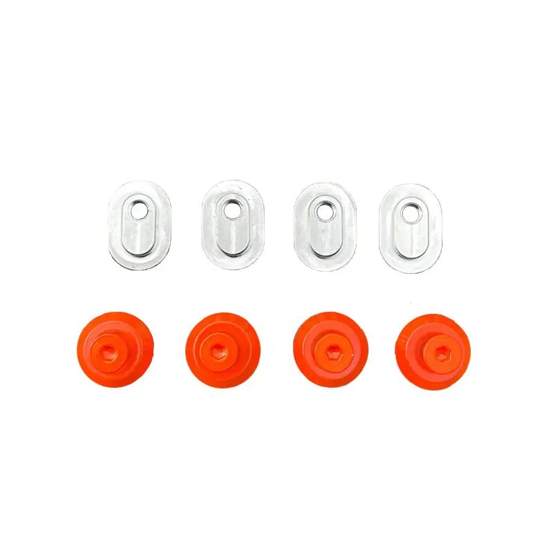 Them 909 Cuff Replacement Hardware Orange 1