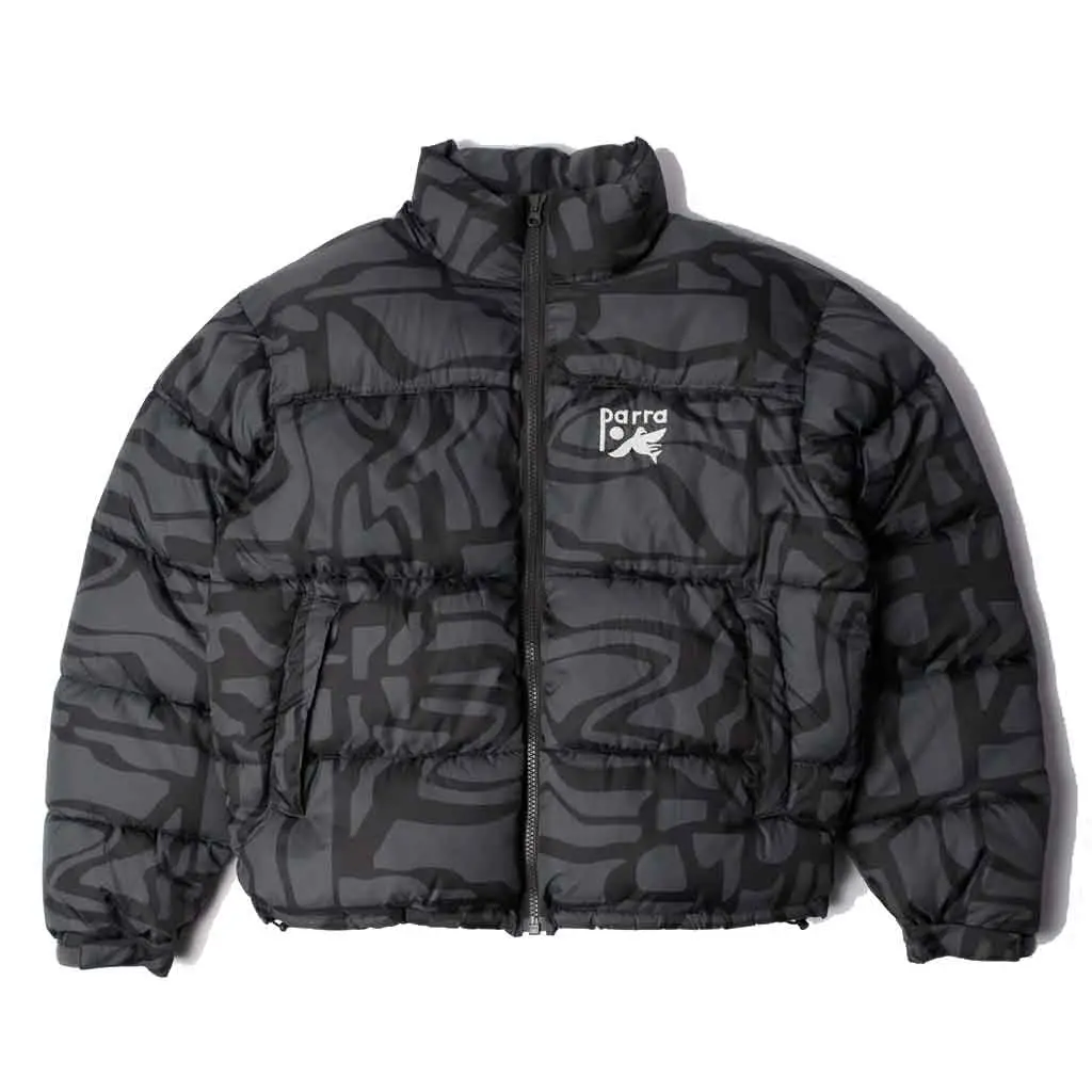 Parra Ftp Puffer Jacket - Black 1