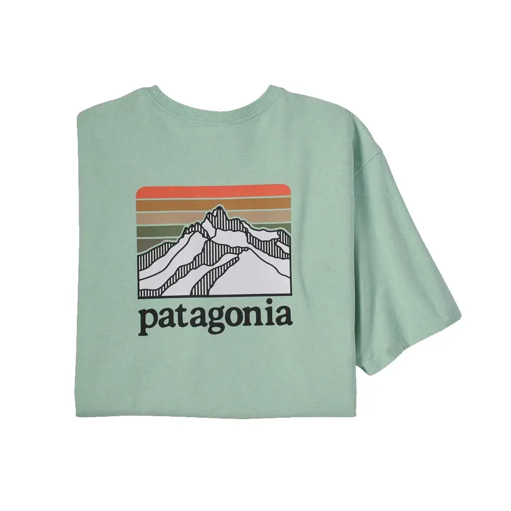 Patagonia P-6 Line Logo Ridge Pocket Tee - Teag 38511 1