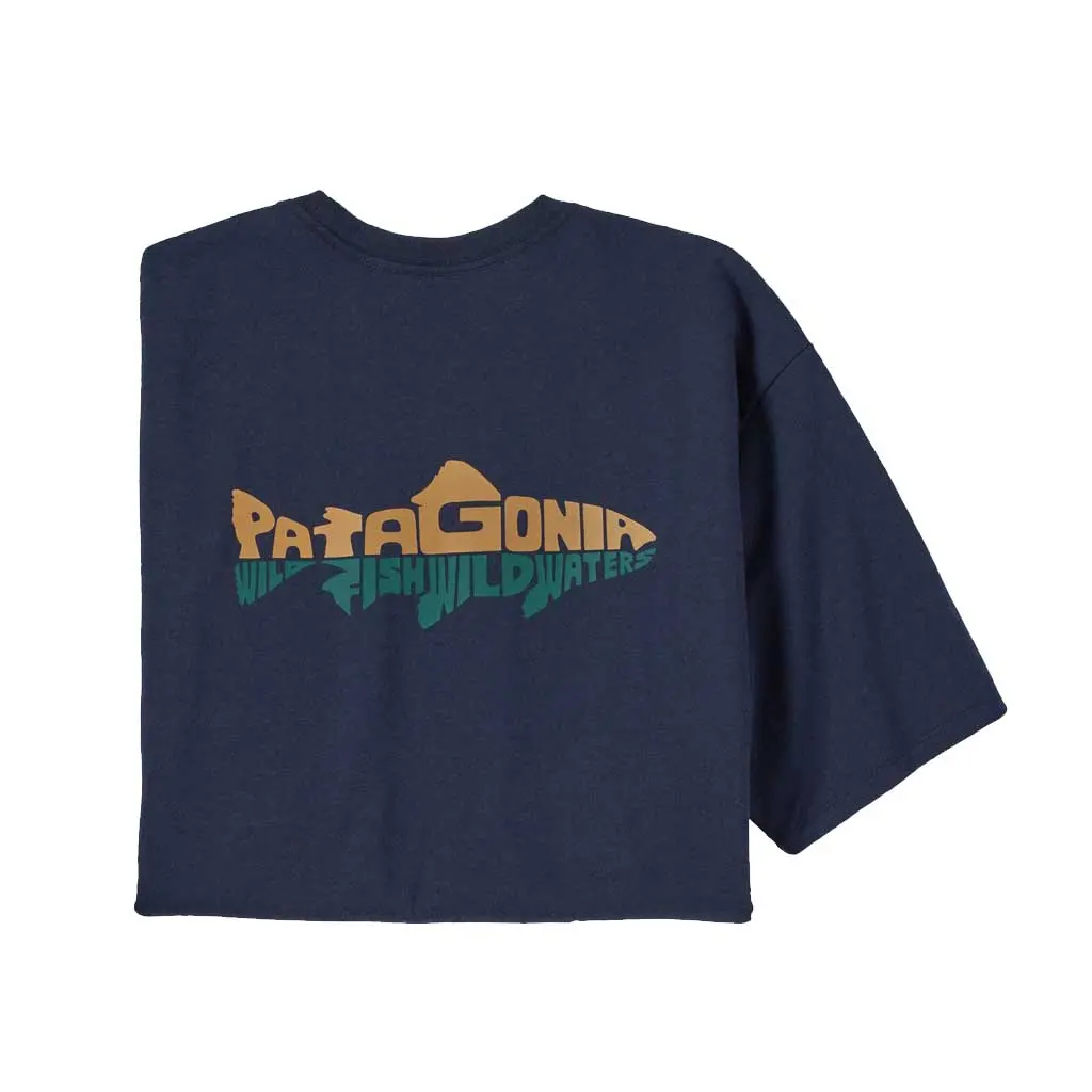 Patagonia Wild Waterline Pocket Responsibili-Tee - Nena 37549 1