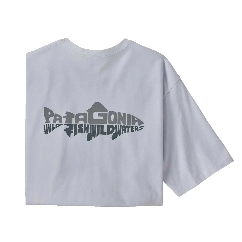 Patagonia Wild Waterline Pocket Responsibili-Tee - Whi 37549 1