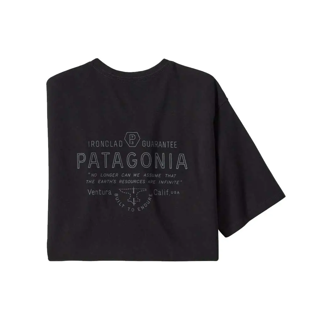 Patagonia Forge Mark Responsibili Tee - Blk 37572 1