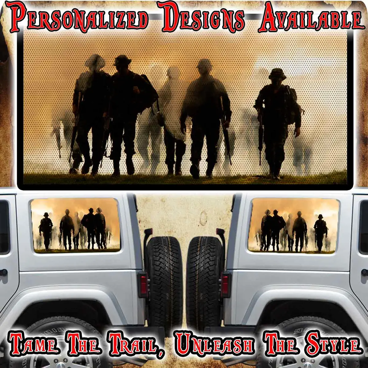 Rear Quarter Window See Through Graphic. 1