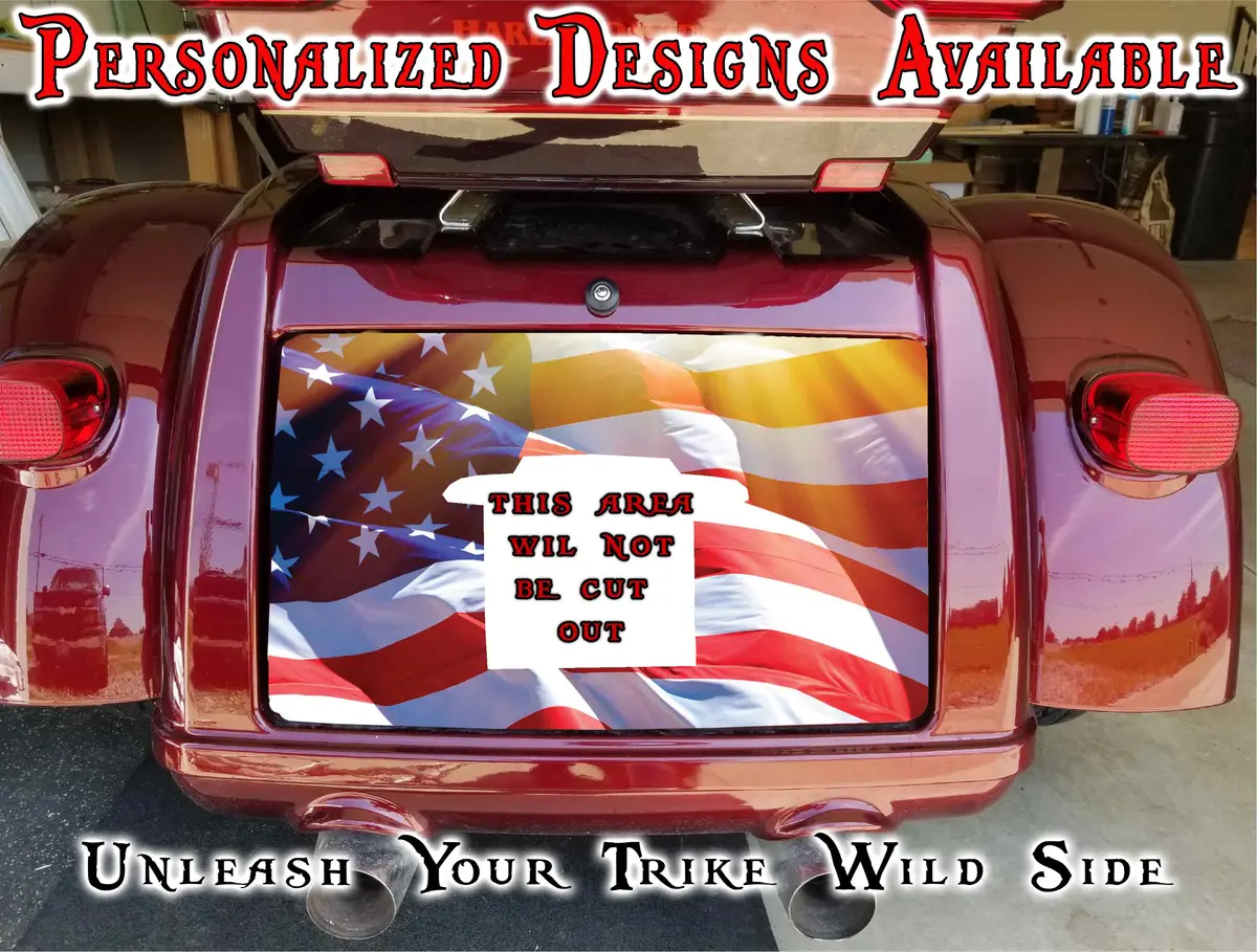 Harley Davidson Tri Glide Trunk Decal 1