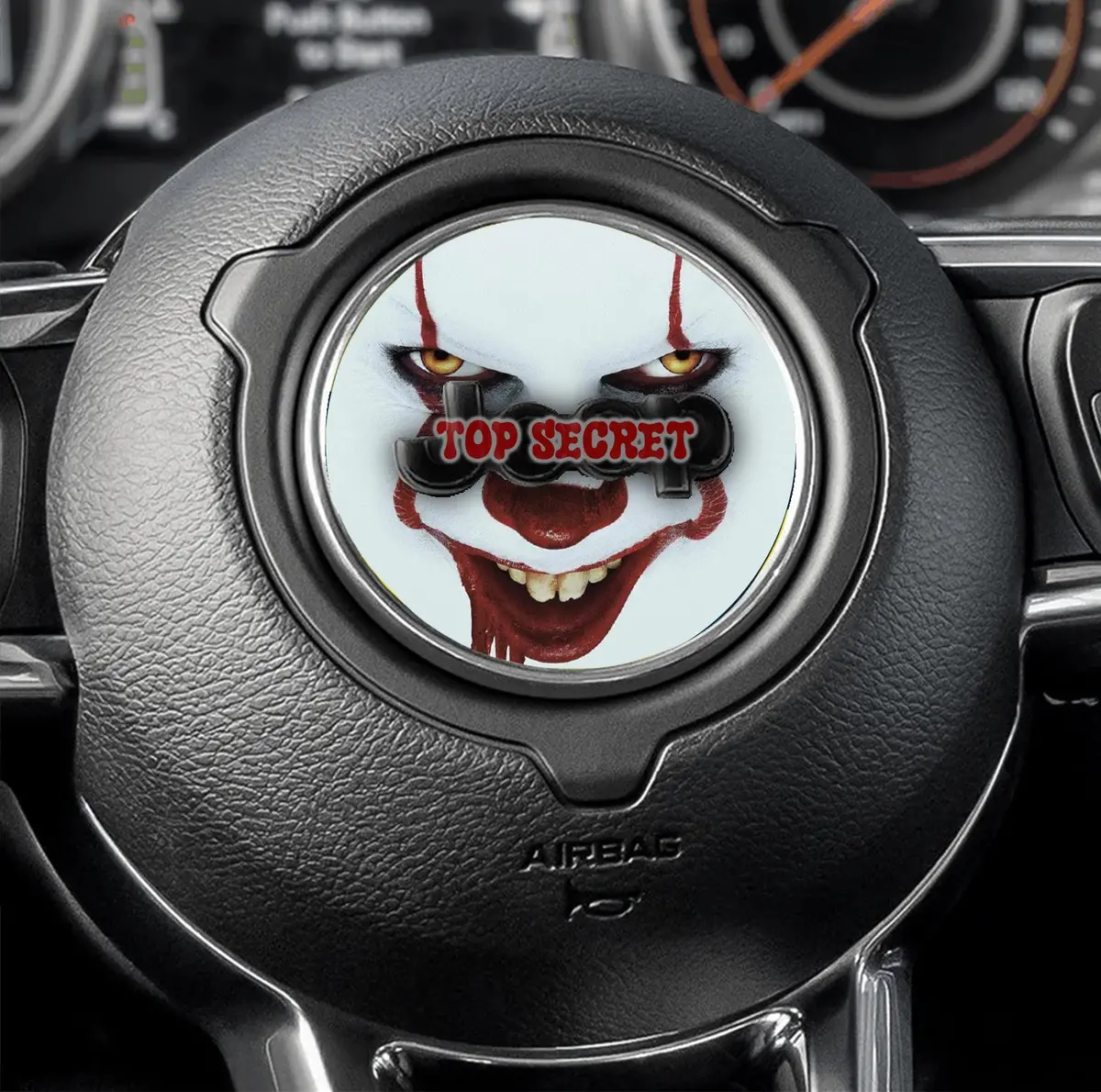 200-Penny Design Steering Wheel Decal