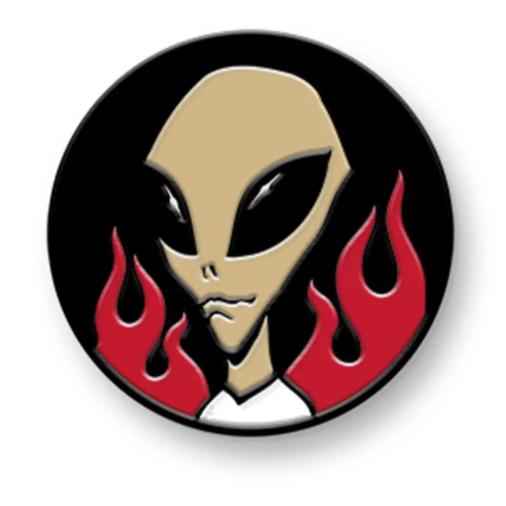 Thrasher X Alien Workshop Believe Lapel Pin 1