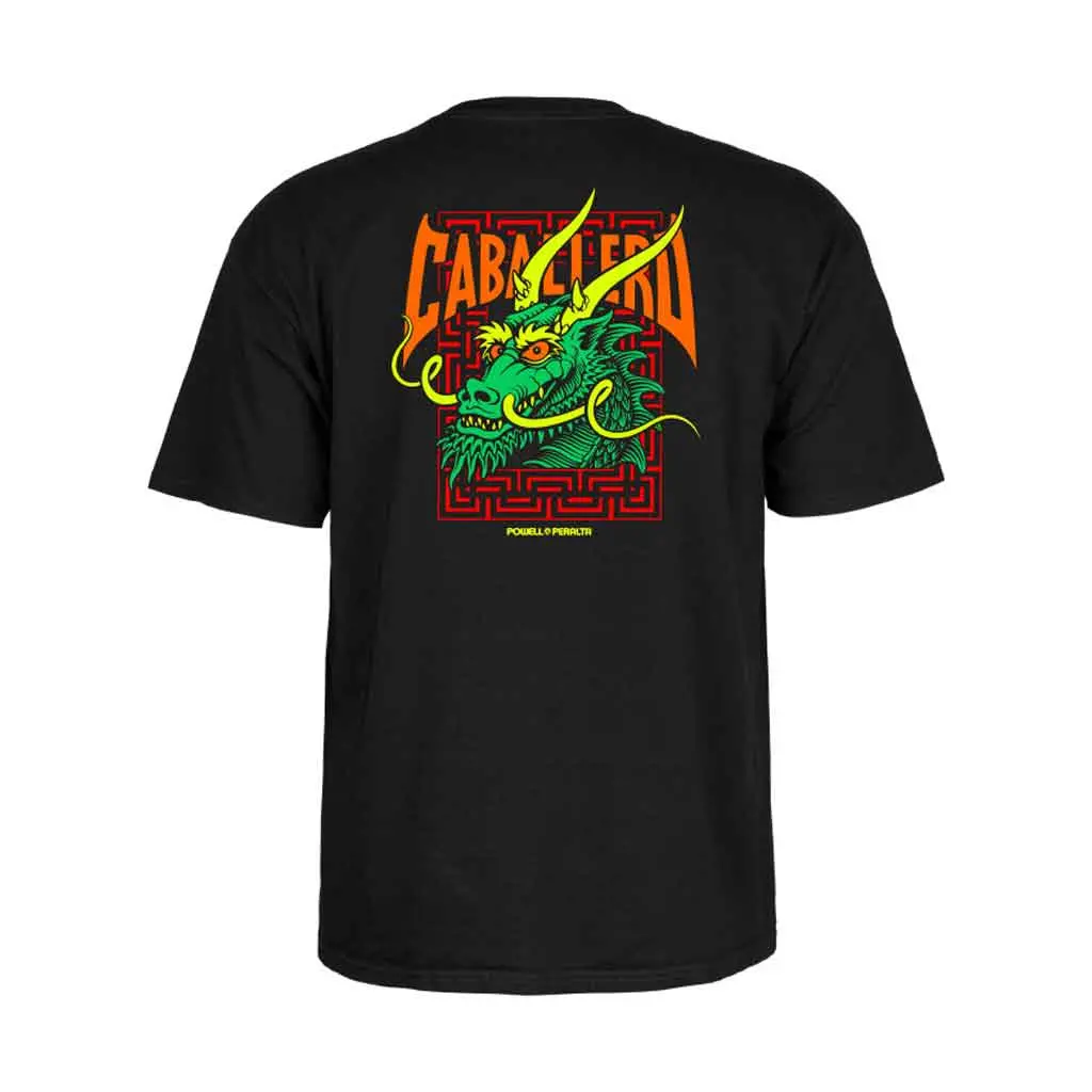 Skate One Powell Peralta Cab Street Dragon Tee - Black 1