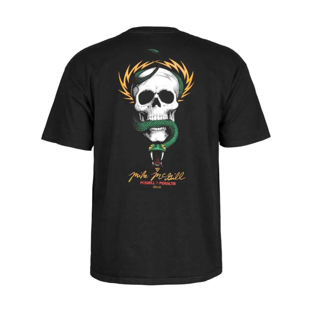 Skate One Powell Peralta Mcgill Skull & Snake Tee - Black 1