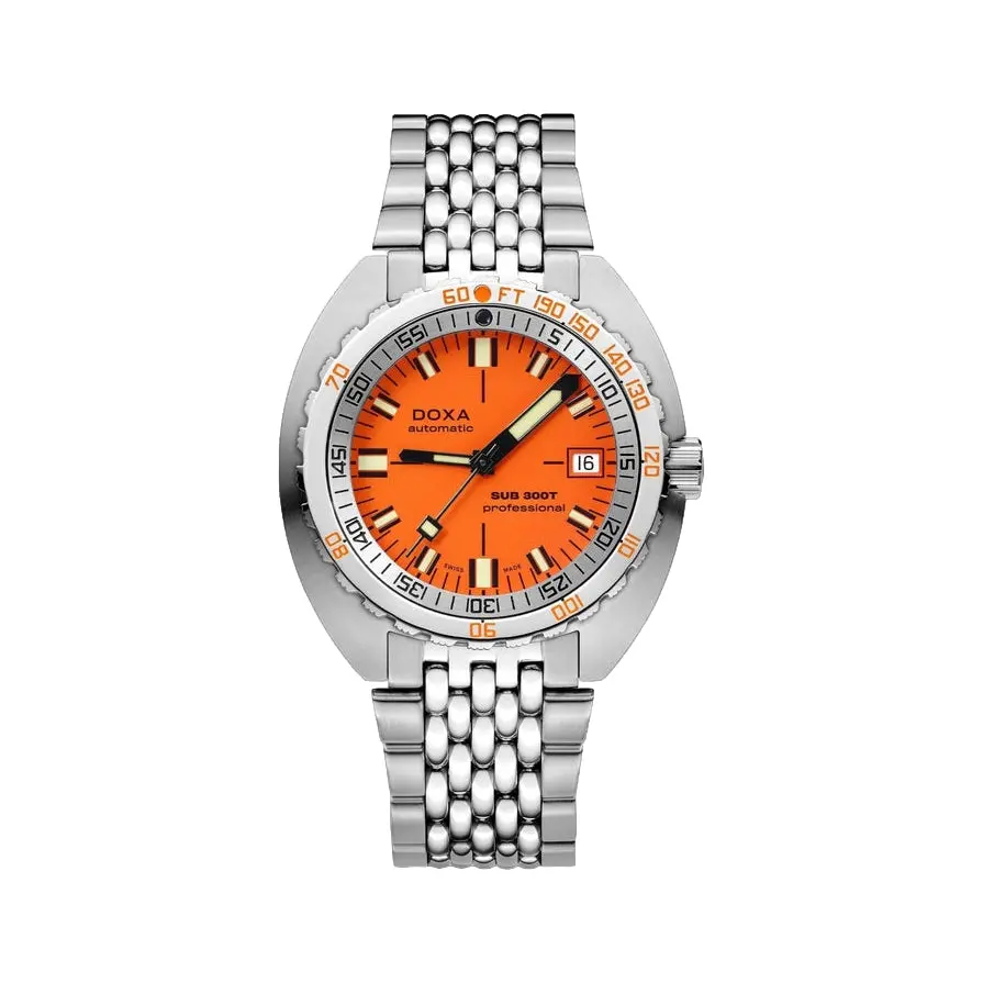 Sub 300T Professional 42.5Mm - Orange On Bracelet 1