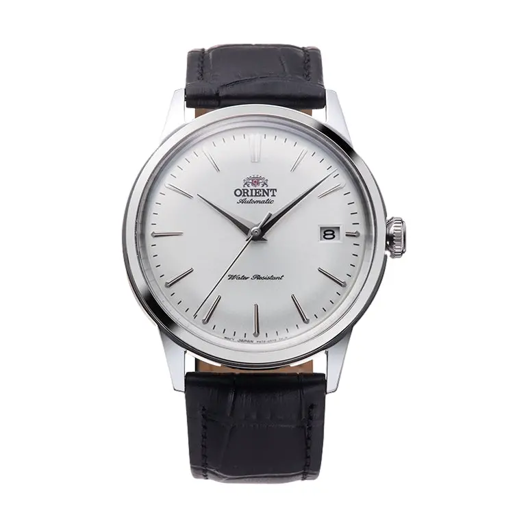 Bambino 38Mm - White On Leather Strap 1