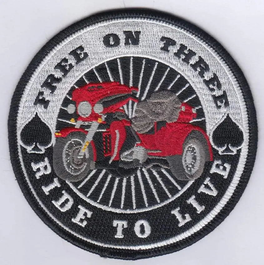 Free On Three Patch Red Trike 1