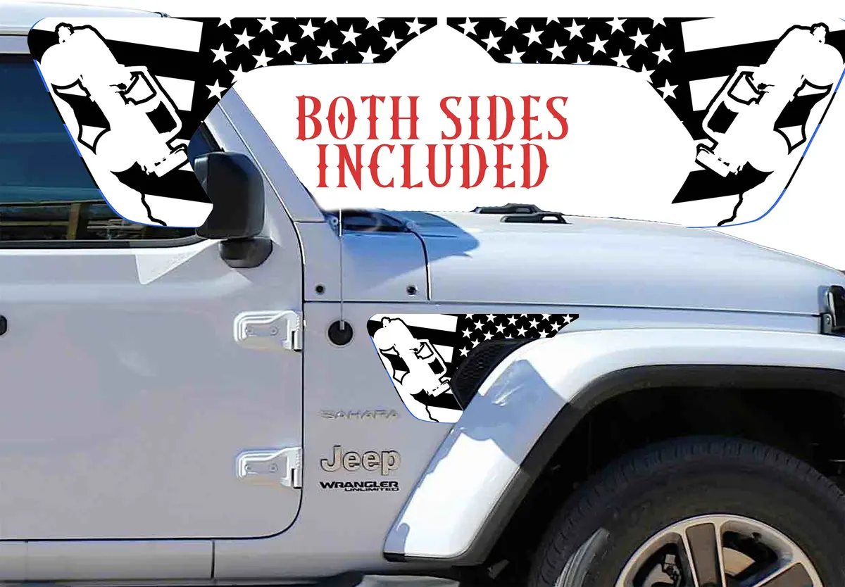 Rock Crawler White Fender Vent For The Jl Or Jt 2018 Or Newer 1