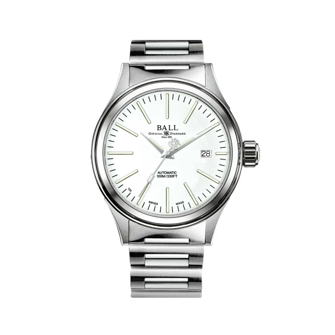 Fireman Enterprise 40Mm - White On Bracelet 1