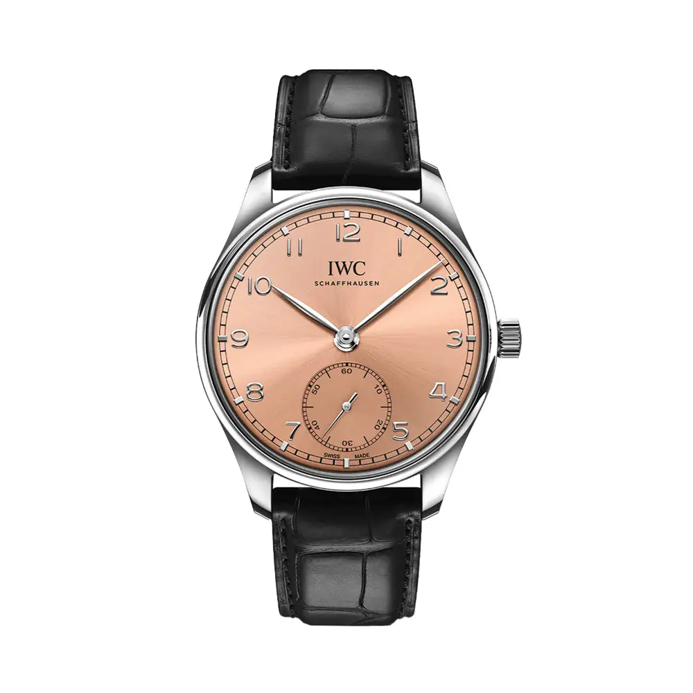 Portugieser Automatic 40Mm - Salmon On Leather Strap 1